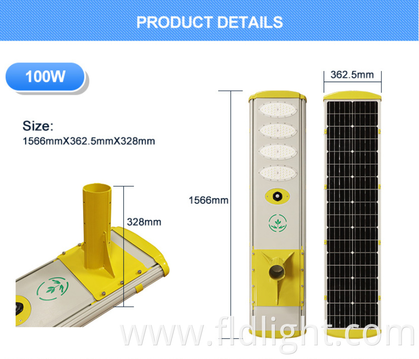 ip65 solar street light abs street light head